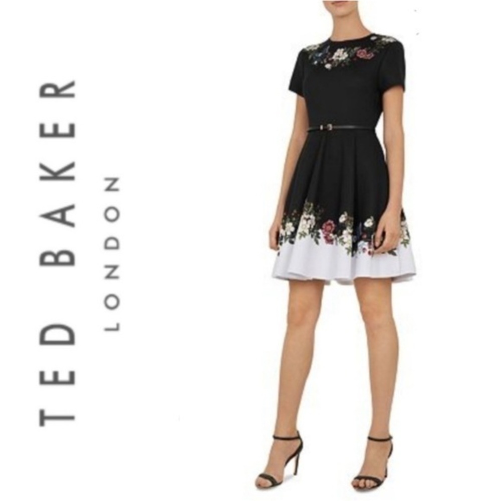 TED BAKER Chestna Oracle Skater Dress